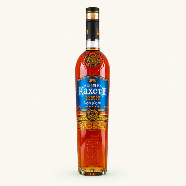 ברנדי CHATEAU KAKHETY בן 5 שנים, ‏500 מ״ל