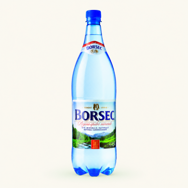 מים מינרליים טבעיים מוגזים Borsec, ‏1.5 ליטר