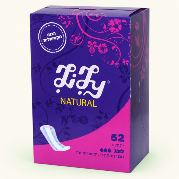 מגיני תחתון יומיומיים Lily Natural Long, ‏52 יחידות