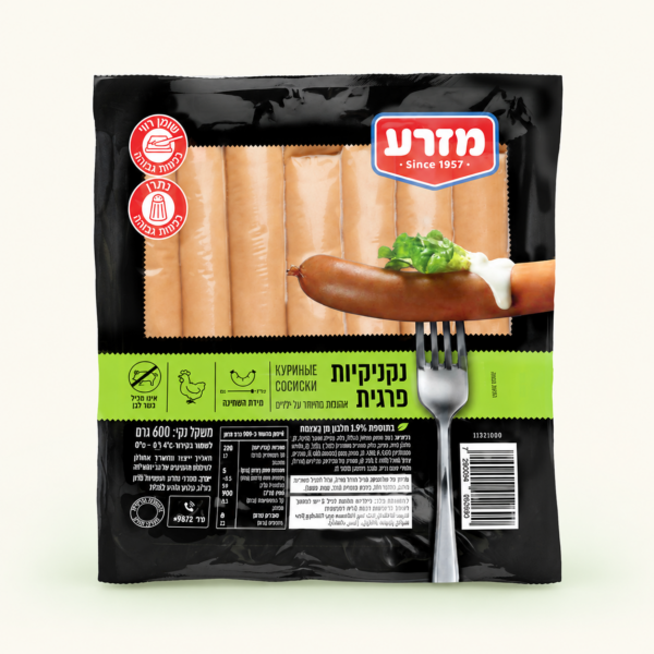 נקניקיות פרגיות מזרע, ‏600 גרם