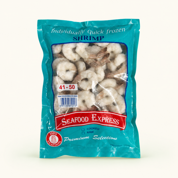 שרימפס מקולף לא מבושל Seafood Express 41/50, ‏500 גרם