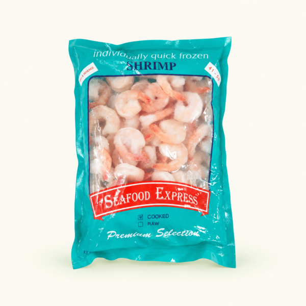 שרימפס מבושל ומקולף Seafood Express 41/50, ‏500 גרם