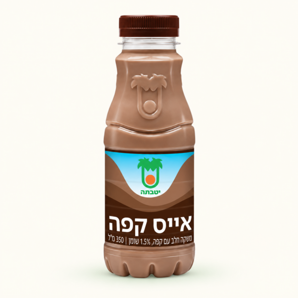 משקה חלב בטעם קפה יטבתה אייס קפה, ‏1.5%, ‏350 מ״ל
