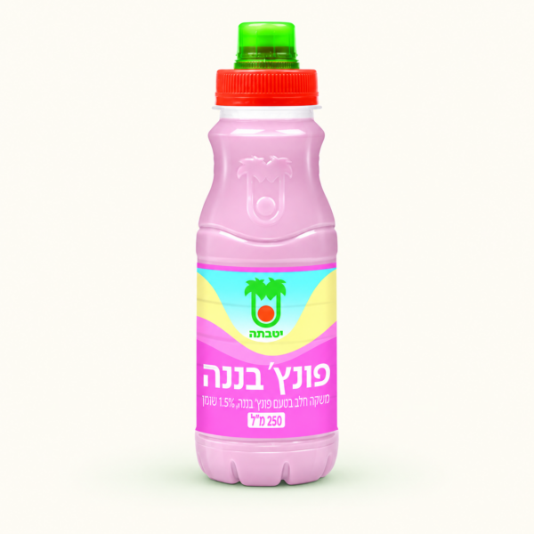 משקה חלב יטבתה בטעם פונץ׳ בננה, ‏250 מ״ל
