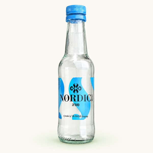 מי סודה Nordic Mist בבקבוק זכוכית, ‏250 מ״ל