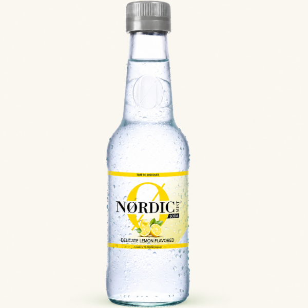 סודה Nordic Mist בטעם לימון עדין, ‏250 מ״ל