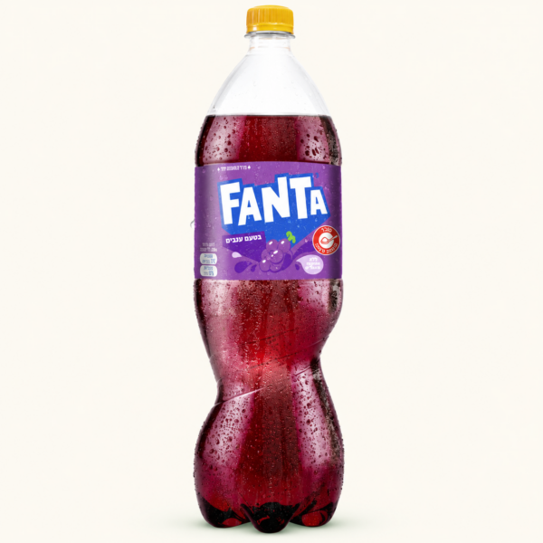 משקה Fanta מוגז בטעם ענבים, ‏1.5 ליטר