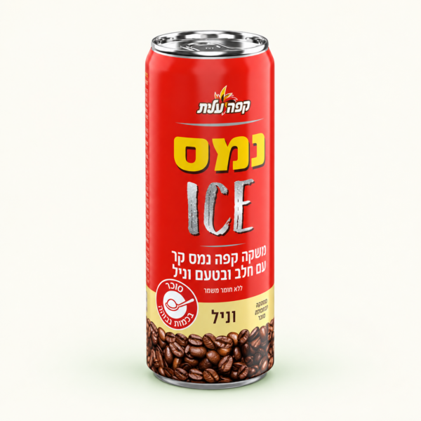 משקה קפה קר נמס עם חלב בטעם וניל Elite Namas ICE, ‏250 מ״ל