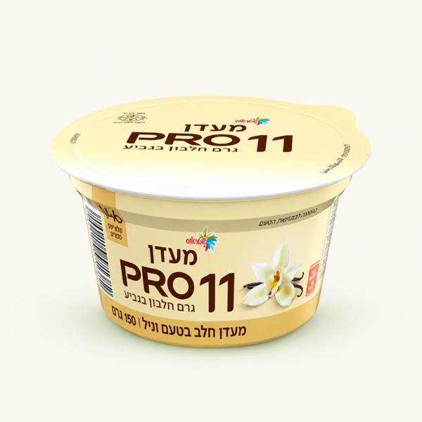 מעדן חלב PRO 11 בטעם וניל, ‏150 גרם