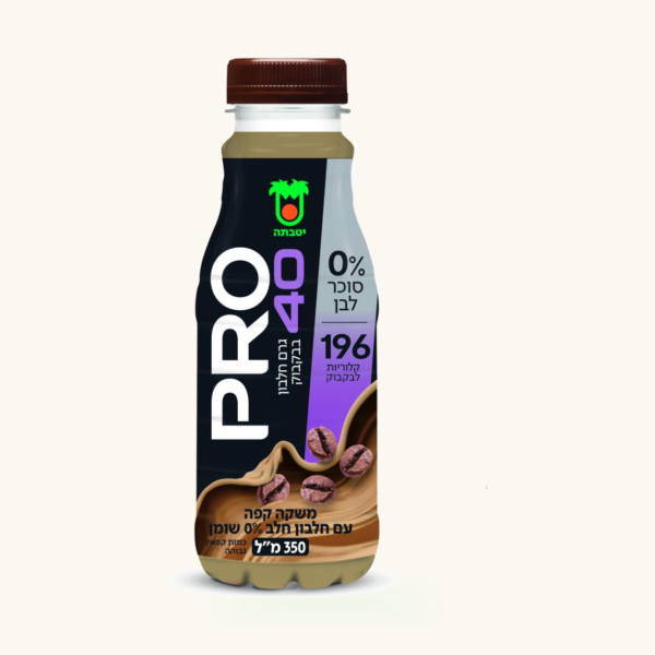 משקה קפה PRO 40 יטבתה ללא סוכר, ‏350 מ״ל