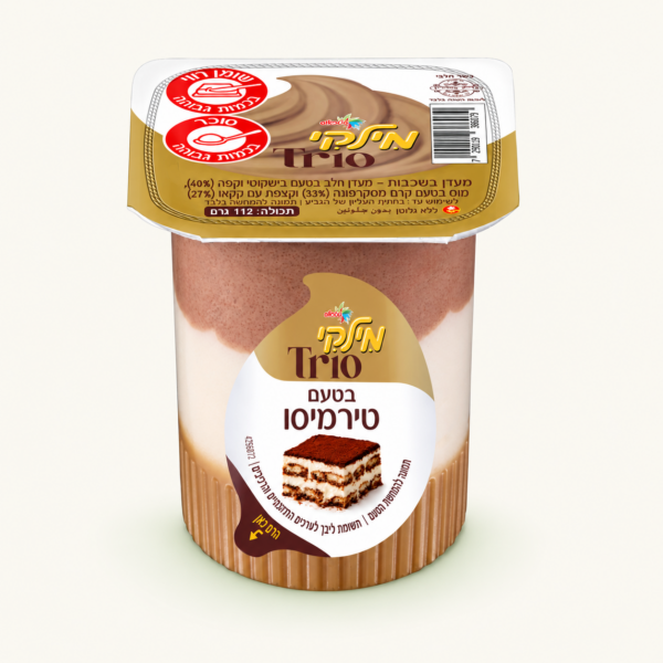 מעדן חלב מילקי טריו בטעם טירמיסו, ‏112 גרם