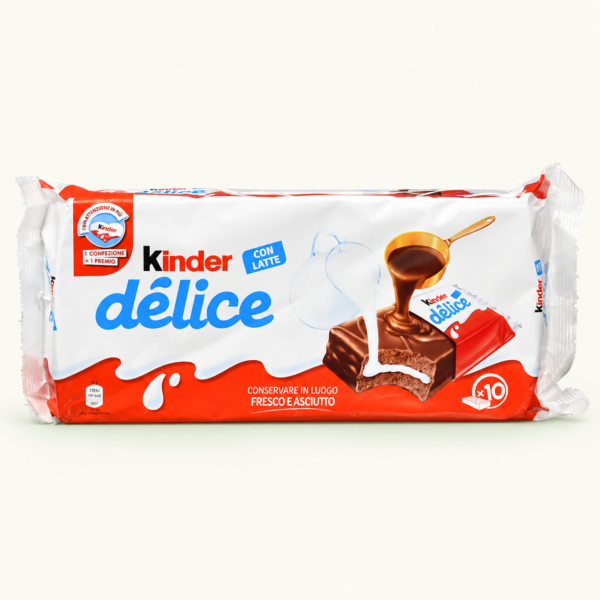 מארז Kinder Délice, ‏390 גרם, 10 יחידות