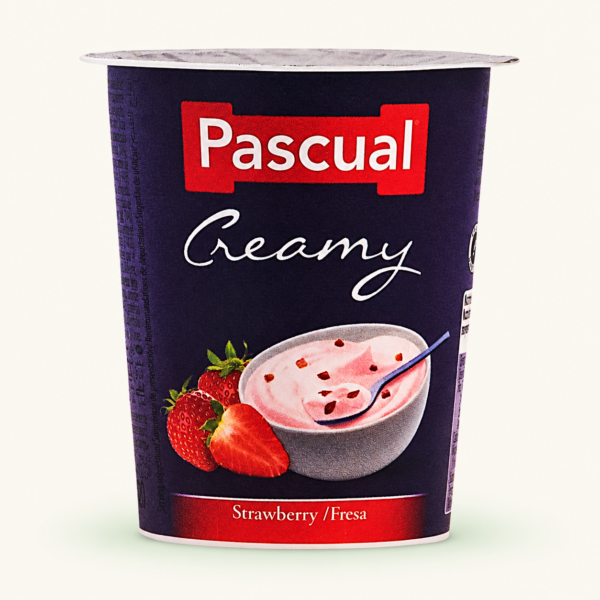 יוגורט Pascual Creamy בטעם תות, ‏125 גרם