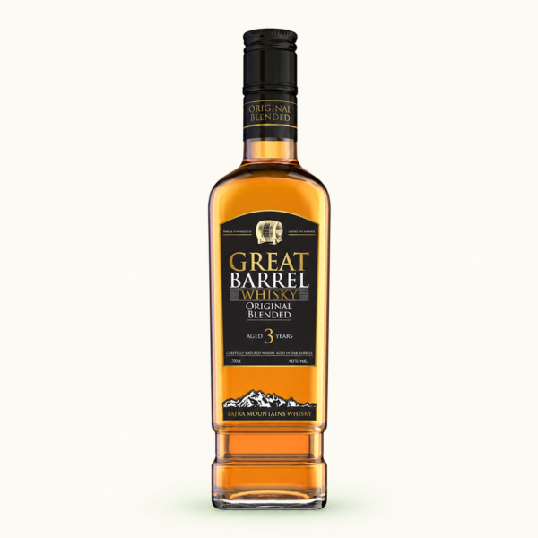 וויסקי בלנדד GREAT BARREL, מיושן 3 שנים, 40%, ‏700 מ״ל