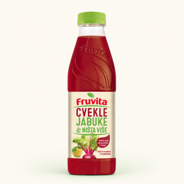 מיץ תפוחים וסלק Fruvita, ‏800 מ״ל