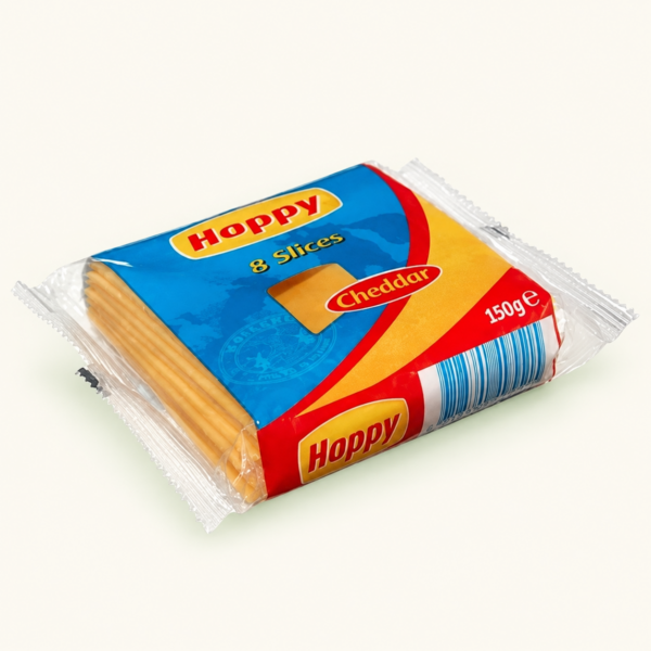 גבינת צ׳דר פרוסה Happy, ‏150 גרם