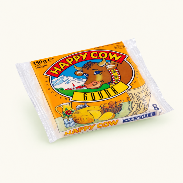 גבינת גאודה פרוסה Happy Cow, ‏150 גרם
