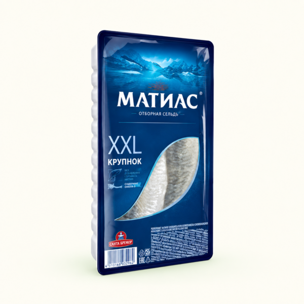 פילה הרינג מומלח XXL בשמן Santa Bremor, ‏300 גרם